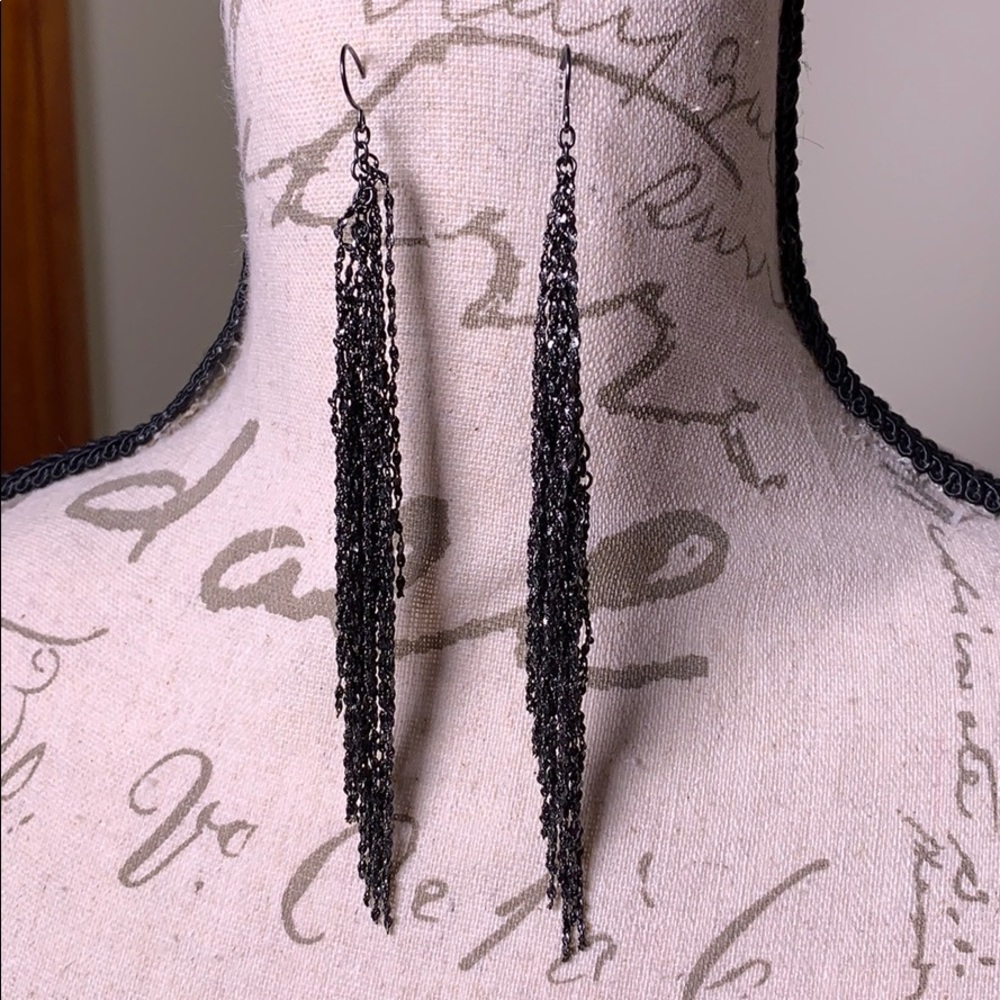 Handmade Chain Link Dangle Earrings